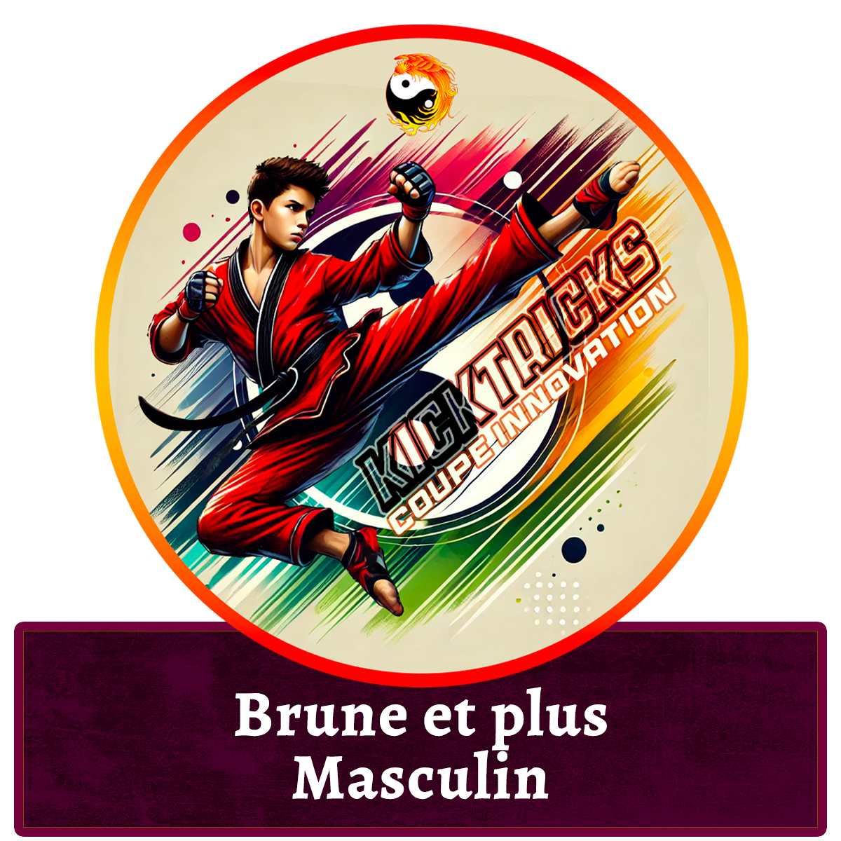 Kicktricks Masculin Ceinture brune et plus