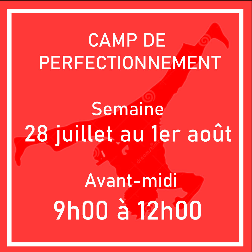 Semaine 6 | Avant-midi 28 juillet au 1er août