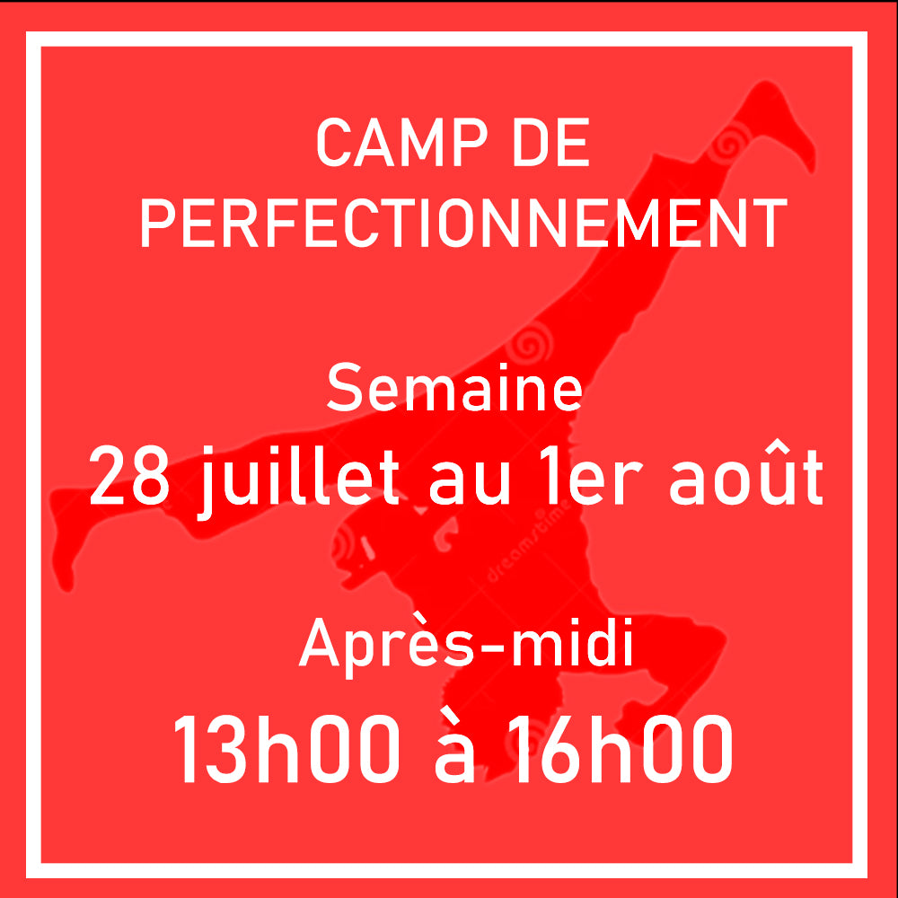 Semaine 6 | Après-midi 28 juillet au 1er août