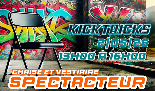 Chaise et vestiaire spectateurs 13h00 à 16h00 (2026)