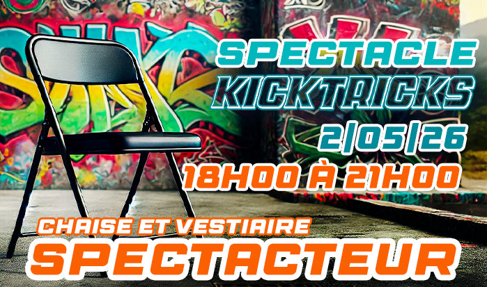 Chaise et vestiaire spectateurs Spectacle 18h00 à 21h00 (2026)
