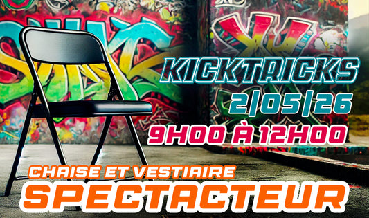 Chaise et vestiaire spectateurs 9h00 à 12h00 (2026)